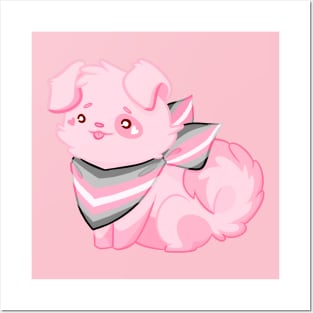 Proud Pupper (Demigirl) Posters and Art